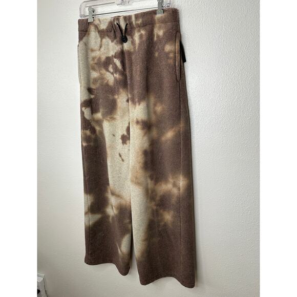 Kapital Peace Fleece Smoky Tan & Brown Tie Dye Easy Jogger Pant 3 Large - Picture 3 of 16